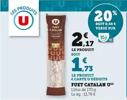 Super U U Fuet catalan offre
