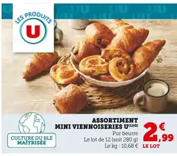 Super U U Assortiment mini viennoiseries offre
