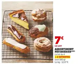 Super U Assortiment pâtisseries offre