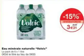 Monop' Eau minérale naturelle "Volvic" offre