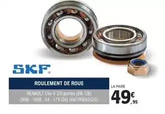 E.Leclerc L'Auto Renault - roulement de roue offre