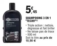 E.Leclerc L'Auto Shampooing 3 en 1 offre