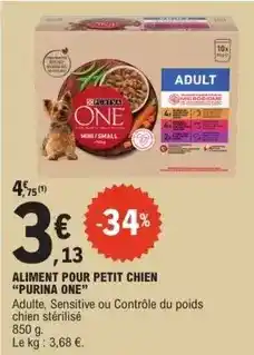 E.Leclerc Purina - aliment pour petit chien offre