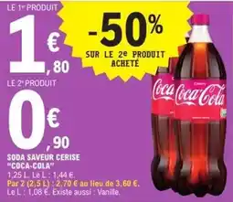 E.Leclerc Coca cola - soda saveur cerise offre