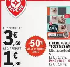 E.Leclerc Tous - litiere agglo offre