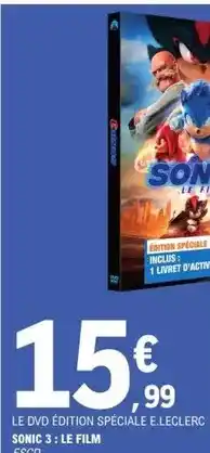 E.Leclerc Le dvd edition speciale e.eclerc offre