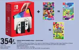 E.Leclerc Nintendo - console switch nordelle ou + 1 taie au choix offre