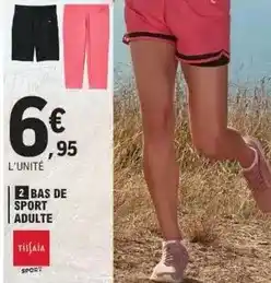 E.Leclerc Bas de sport adulte offre