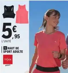 E.Leclerc Haut de sport adulte offre