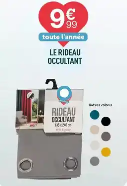 Centrakor Le rideau occultant offre