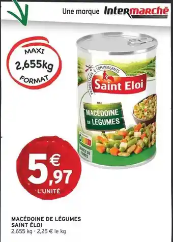 Intermarché Hyper Saint eloi - macédoine de légumes offre