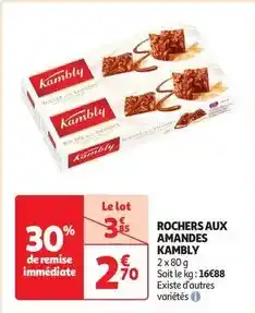 Auchan Rochers aux amandes offre