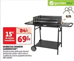 Auchan Gardenstar - barbecue charbon offre