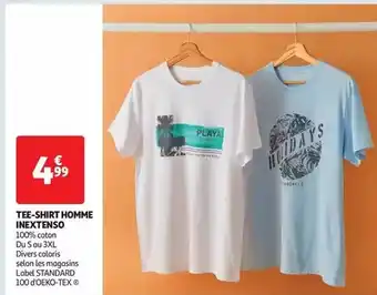 Auchan Inextenso - tee-shirt homme offre