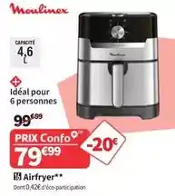Conforama Moulinex - airfryer offre