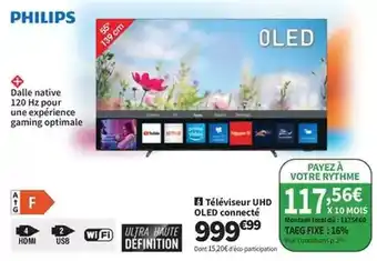 Conforama Philips - téléviseur uhd oled connecté offre
