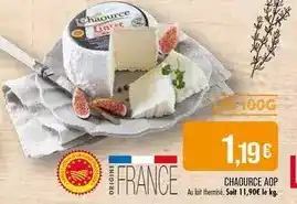Match Chaource aop offre