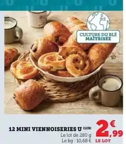 Hyper U U - mini viennoiseries offre