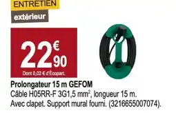 Tridôme Prolongateur 15 m GEFOM offre