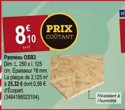 Tridôme Panneau OSB3 offre