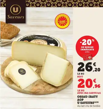 Maximarché Ossau-iraty aop u saveurs offre