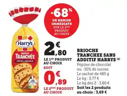Maximarché Brioche tranchee sans additif harrys offre