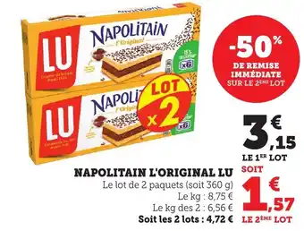 Maximarché Napolitain l'original lu offre