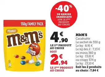 Maximarché M&M'S offre