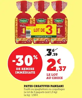 Maximarché Pates creatives panzani offre