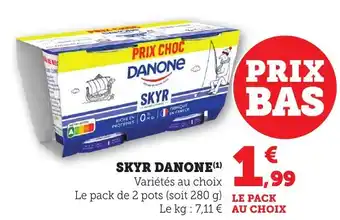 Maximarché Skyr danone offre