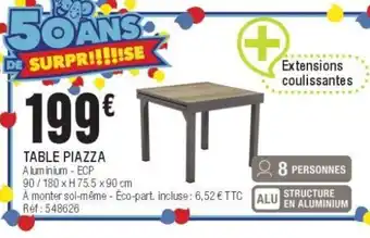La Foir'Fouille Table piazza offre
