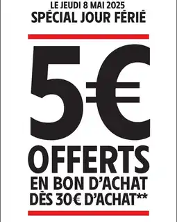 Intermarché En bon d'achat dès 30€ d'achat offre