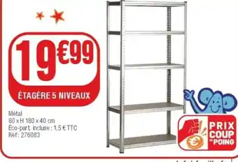 La Foir'Fouille Étagère 5 niveaux offre