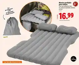 Lidl Matelas gonflable pour voiture offre