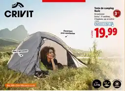Lidl Tente de camping basic offre
