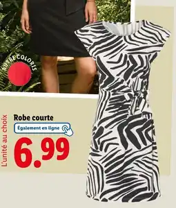 Lidl Robe courte offre