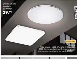 Möbel Martin Plafonnier Aldo, blanc offre