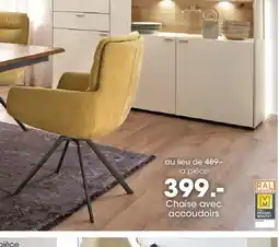 Möbel Martin Chaise avec accoudoirs offre