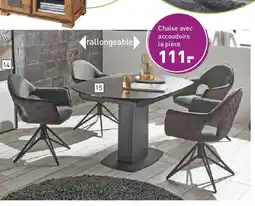 Möbel Martin Chaise avec accoudoirs offre