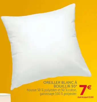 Gifi Oreiller blanc à bouillir offre