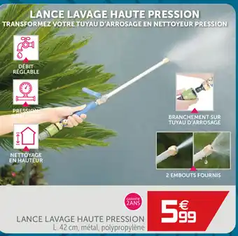 Gifi Lance lavage haute pression offre