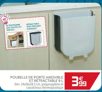 Gifi Poubelle de porte amovible offre