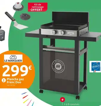Mr Bricolage Le Marquier Plancha gaz Franc Duo offre