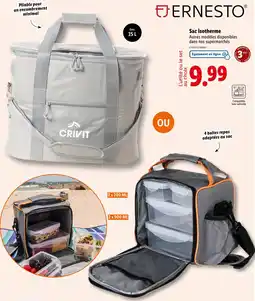 Lidl ERNESTO / CRIVIT Sac isotherme offre