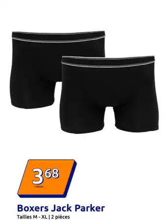 Action Boxers jack parker offre