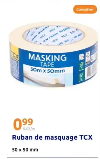 Action Ruban de masquage TCX offre