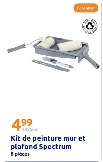 Action Kit de peinture mur et plafond spectrum offre