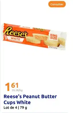 Action Reese's peanut butter cups white offre