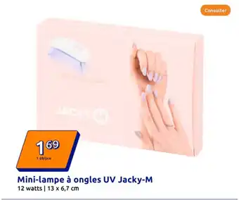 Action Mini-lampe à ongles uv jacky m offre