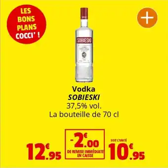Coccimarket Vodka sobieski offre